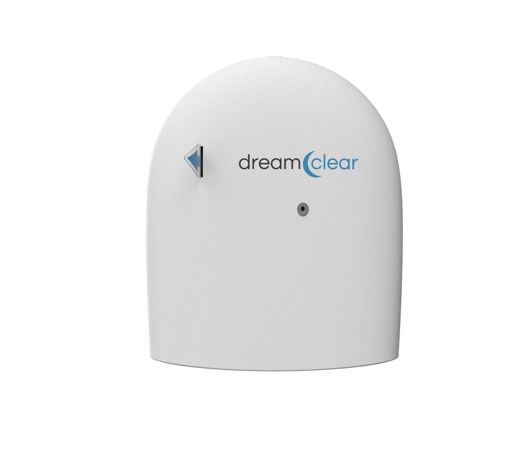 Front view of the white DreamClear home sleep apnea test recorder