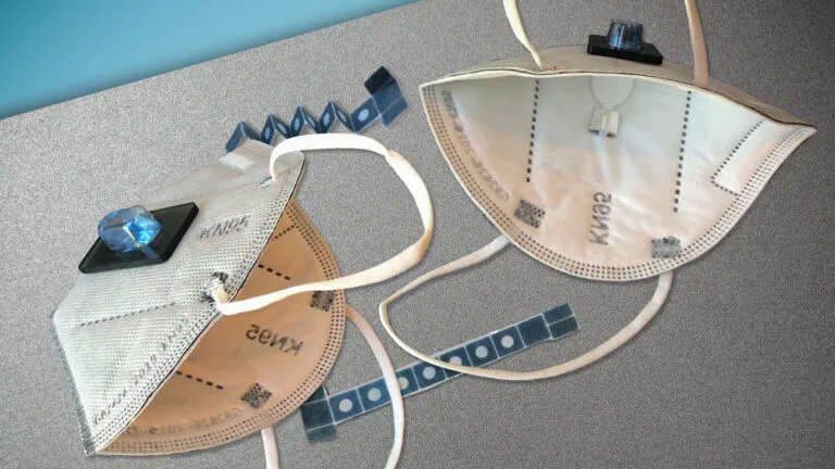 Face mask prototype product samples