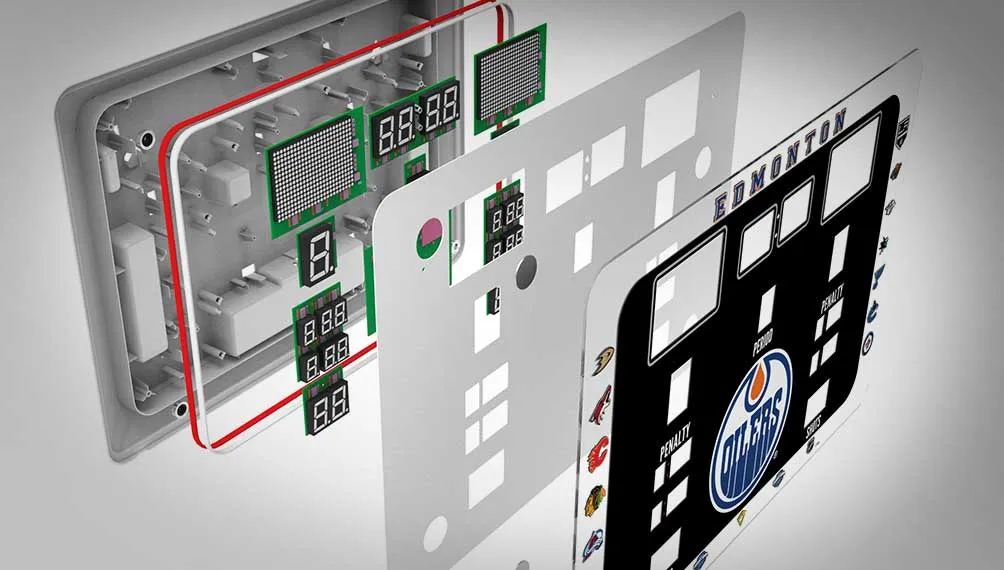 iot scoreboard exploded view