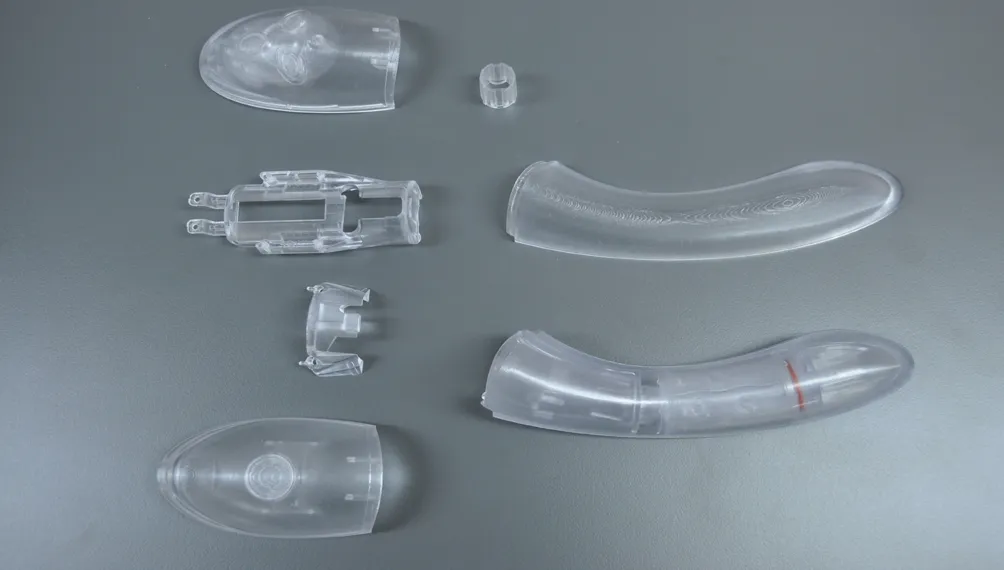 joylux vsculpt 3d prototype; transparent parts disassembly