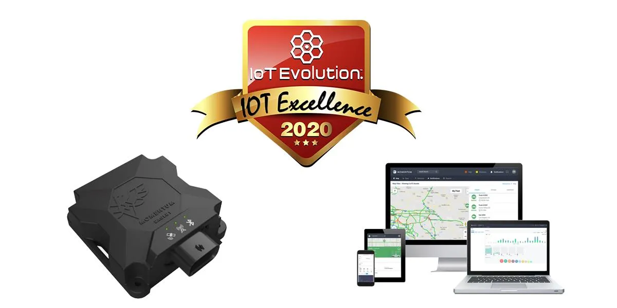IoT Evolution IoT Excellence Award 2020 winner badge