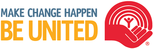 United Way logo with the tagline Make Change Happen, Be United